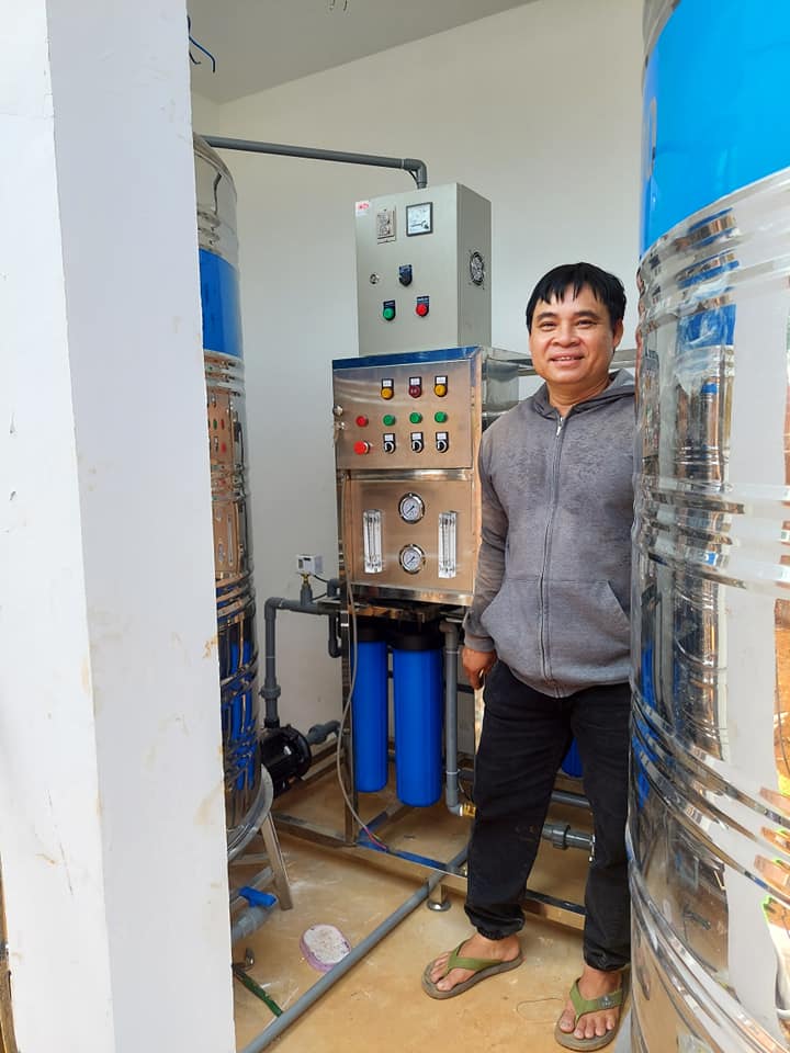 Lắp đặt hệ thống nước RO c&ocirc;ng nghiệp  tại x&atilde; B&agrave;u Cạn, Long Th&agrave;nh